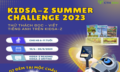 Luyện đọc, viết tiếng Anh giành quà khủng với Kids A-Z Summer Challenge 2023